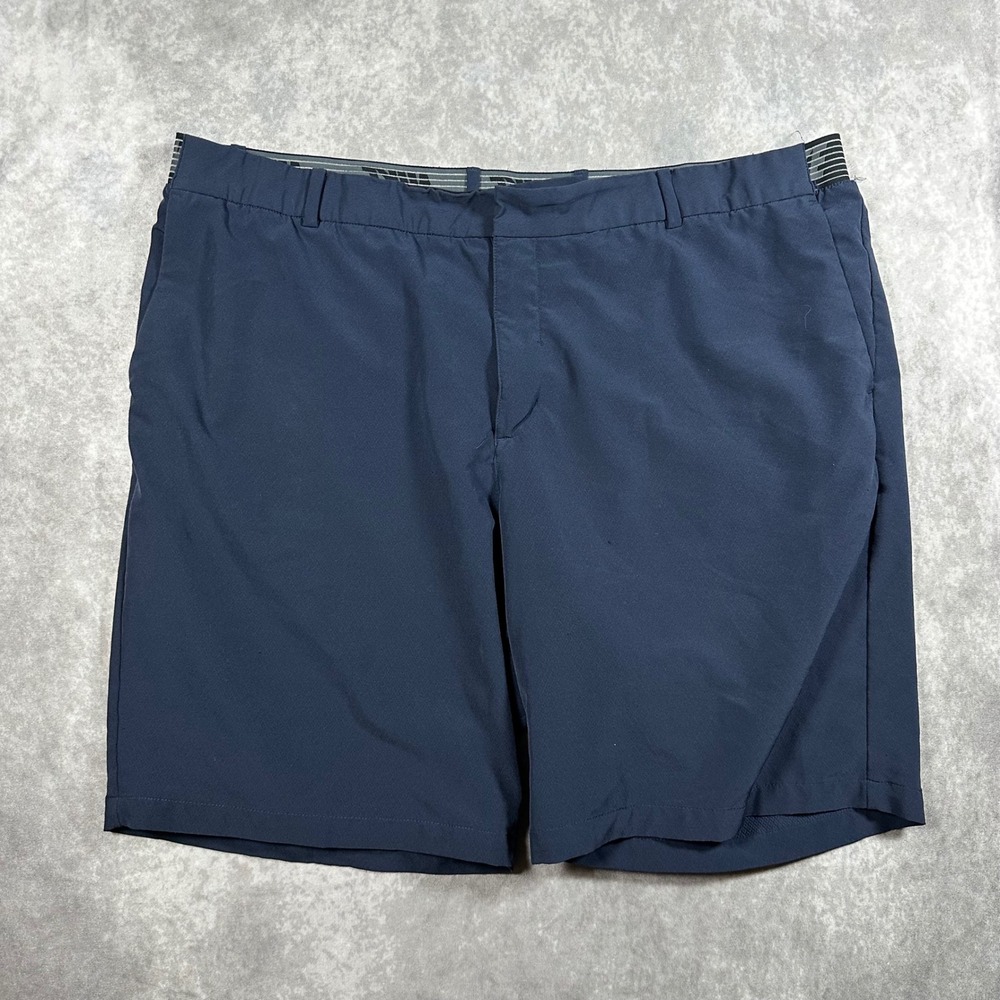 Nike Flex Mens 42 Slim Fit Golf Shorts Navy Blue Dri Fit Vented Athletic Sport